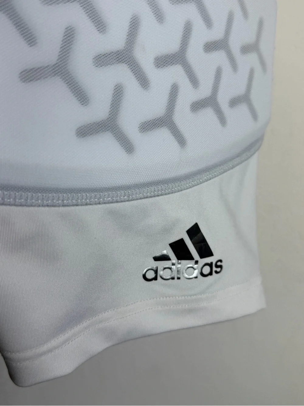 adidas White Men’s Padded Compression football shorts briefs